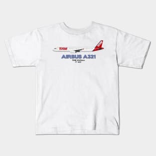 Airbus A321 - TAM Airlines Kids T-Shirt